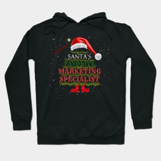 Santa's Favorite Marketing Specialist Christmas Gift Hoodie